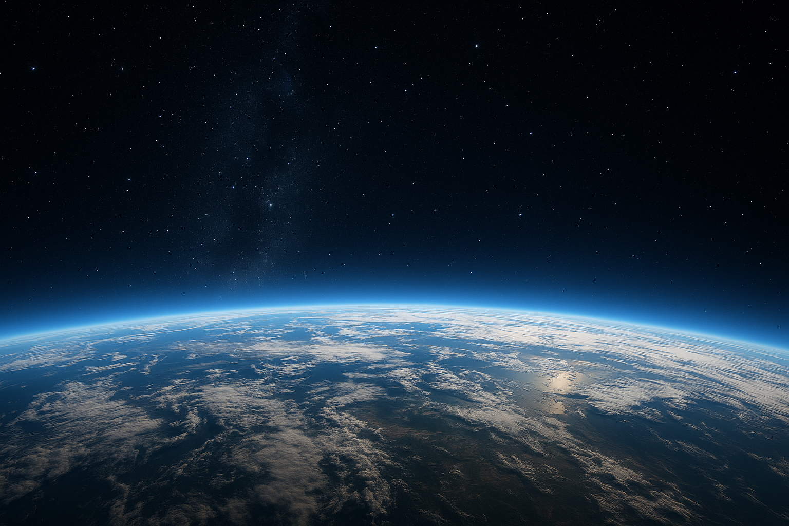 Vista de la Tierra desde el espacio